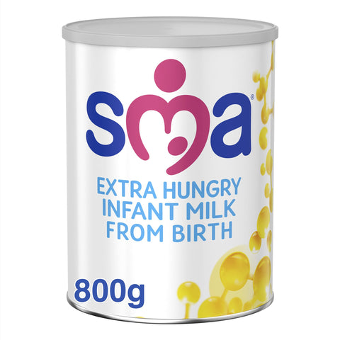 SMA Extra Hungry Infant Milk, From Birth, 800 g (Pack of 1)