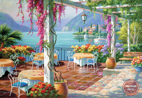 Anatolian Wisteria Terrace Jigsaw Puzzle (500 Piece), multicolor (PER3578)