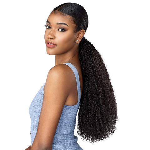 Sensationnel DrawString Ponytail Instant Pony Curls Kinks N Co Game Changer XL (1B)