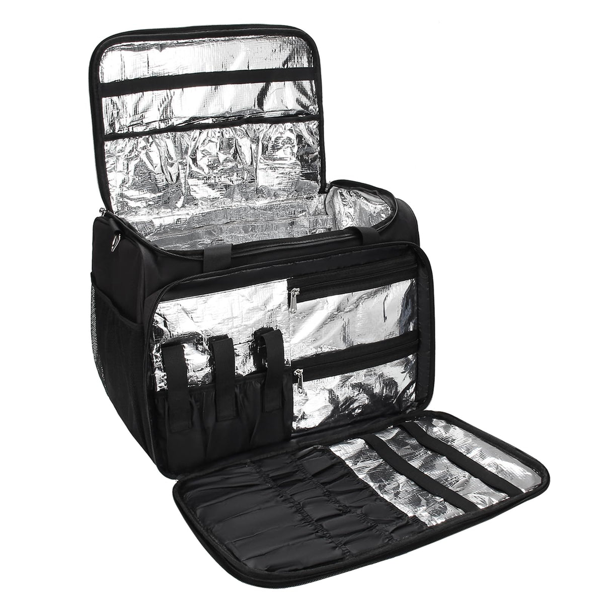 Professional Hairdresser Bag, Hairdresser Bag, Toilets Travel Bag, Cosmetic Beauty Hairdresser Bag with Shoulder Strap, Hair Makeup Salon Organiser Bag Insulation Material