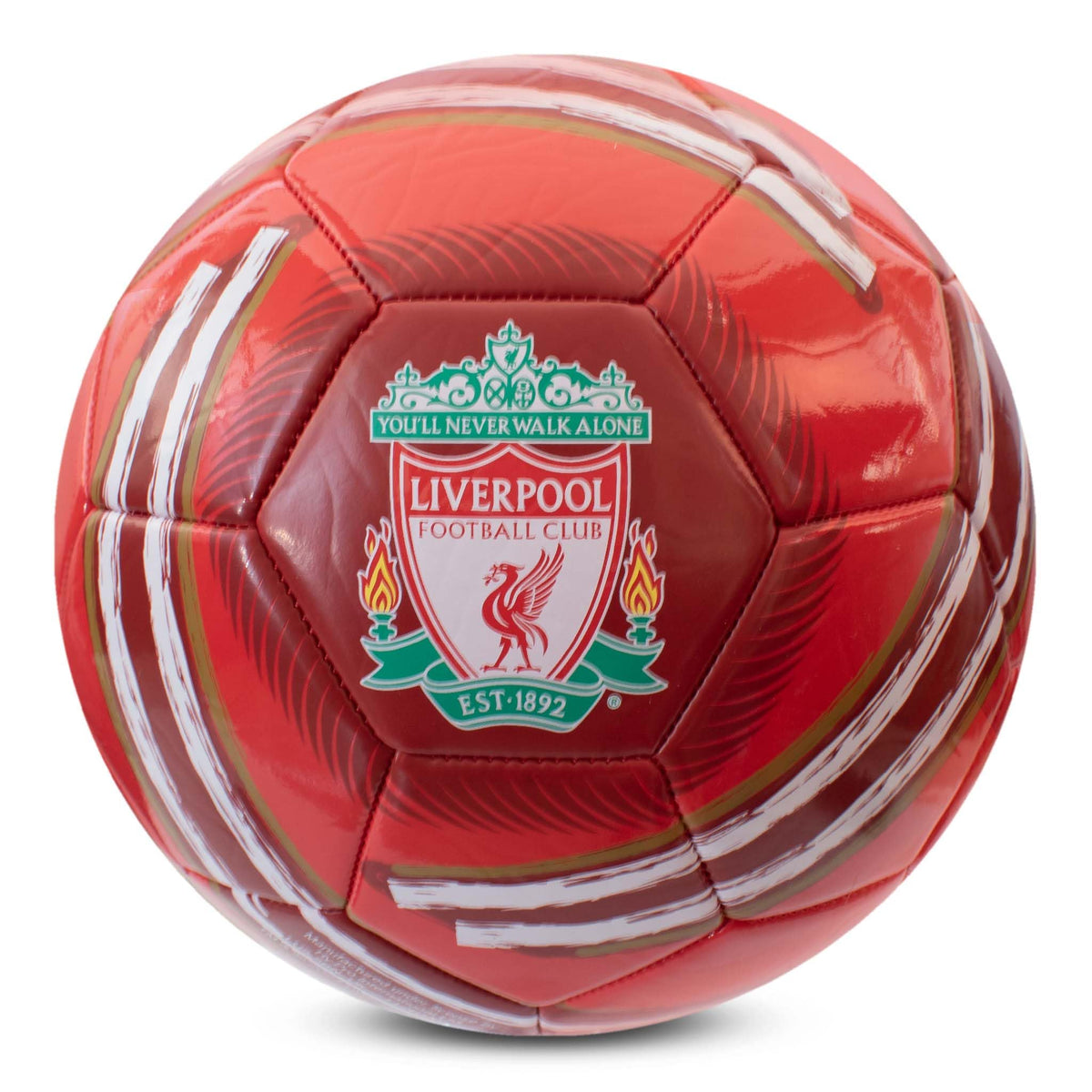 Hy-Pro Officially Licensed Liverpool F.C. Cyclone Football | Size 5, Training, Match, Merchandise, Collectible for Kids and Adults