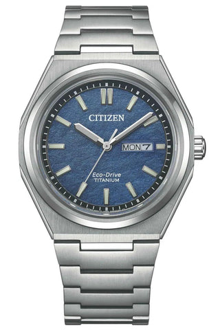 Citizen Men's Analogue Japanese Quartz Watch with Titanium Strap AW0130-85LE