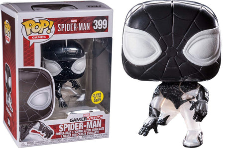 Funko Pop Games: Marvel Gameverse - Negative Spider-Man Glow in the Dark Collectible Figure, Multicolor