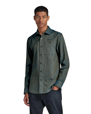 G-Star Men's Bristum 2.0 Slim Shirt , Multicolour (galaxy fisher/tobacco oxford D23553-C895-G099), L