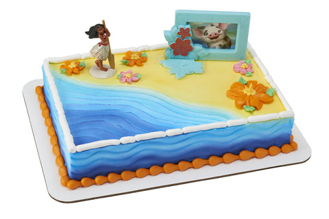 DecoPac Disney Moana Adventures In Oceania DecoSet Cake Decoration
