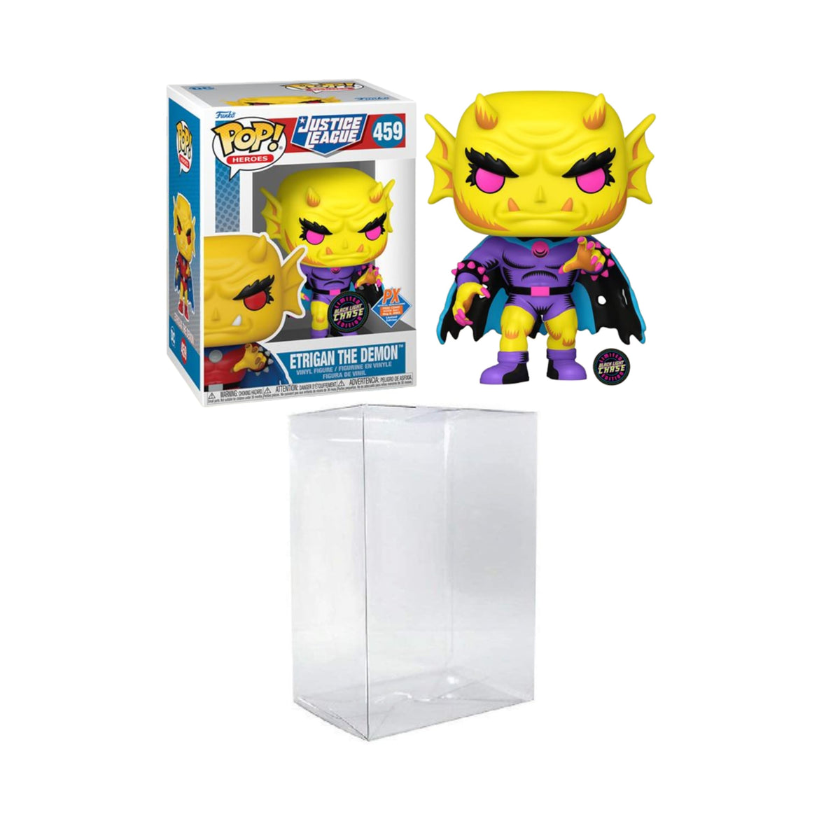 Funko Pop! Heroes: DC Comics - Etrigan The Demon Chase Previews Exclusive Bundled with a Byron's Attic Protector