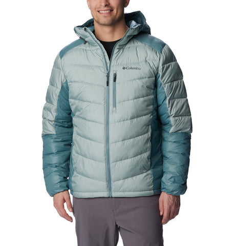 Columbia Men's Labyrinth Loop Hooded Jacket, Niagara/Metal, 5X Tall