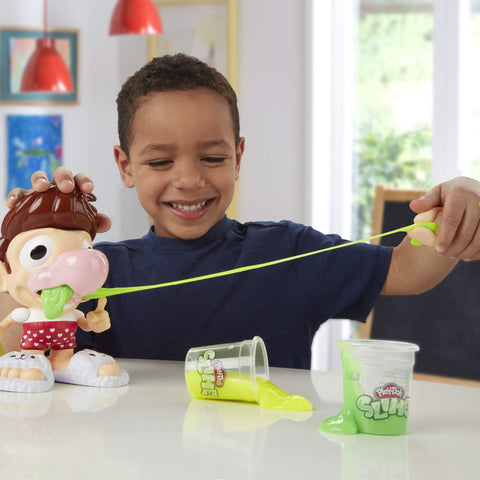 Play-Doh Slime Snotty Scotty Funny Toy for Children Aged 3 and Up with 2 Pots of Slime Snot