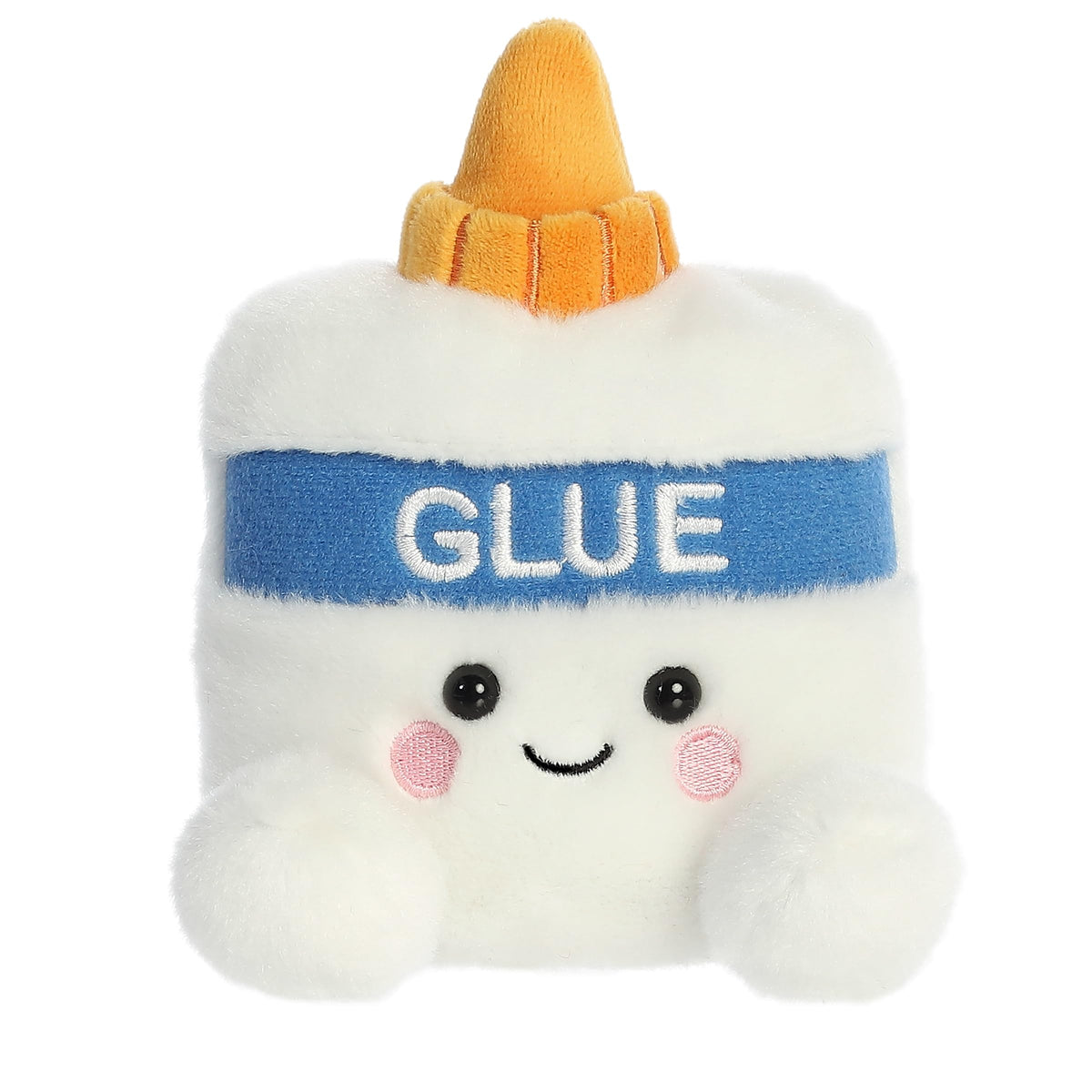 AuroraÂ® Adorable Palm Palsâ„¢ Gooey Glueâ„¢ Stuffed Animal - Pocket-Sized Play - Collectable Fun - White 5 Inches
