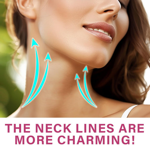 Generic Neck Wrinkle Patches, High Elastic Neck Strips - Instant Neck Firm Tape for Lifting Loose Skin, Improve Neck Fine Lines & Wrinkles, 20 Count