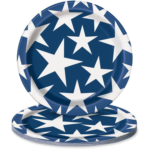 Unique Disposable Paper Cups - 9 Oz | US Patriotic | 8 Pcs