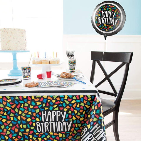 Colorful Mosaic Birthday Paper Party Cups, 8 Ct.