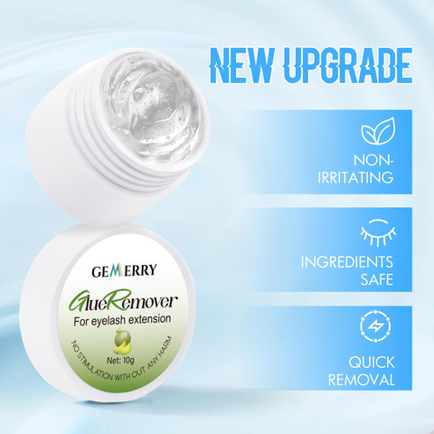 GEMERRY Lash Extension Remover 10g Cream Lash Glue Remover Gentle Formula Eyelash Extension Remover for Sensitive Skin Fast Disslove Lash Remover for Lash Extensions(Cantaloupe)