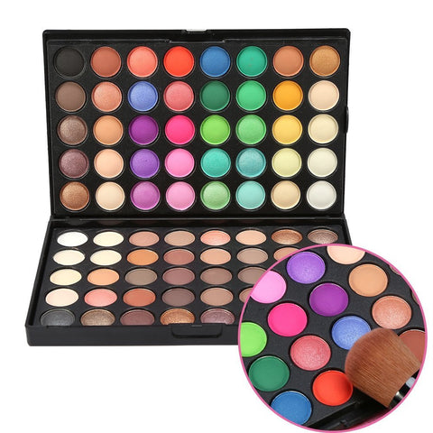 ZJchao Warm Eyeshadow Palette Eyeshadow Palette, 80Colors Eye Make Up Professional Eye Shadow Pearl Matte Eyeshadow Palette Cosmetic Makeup Set