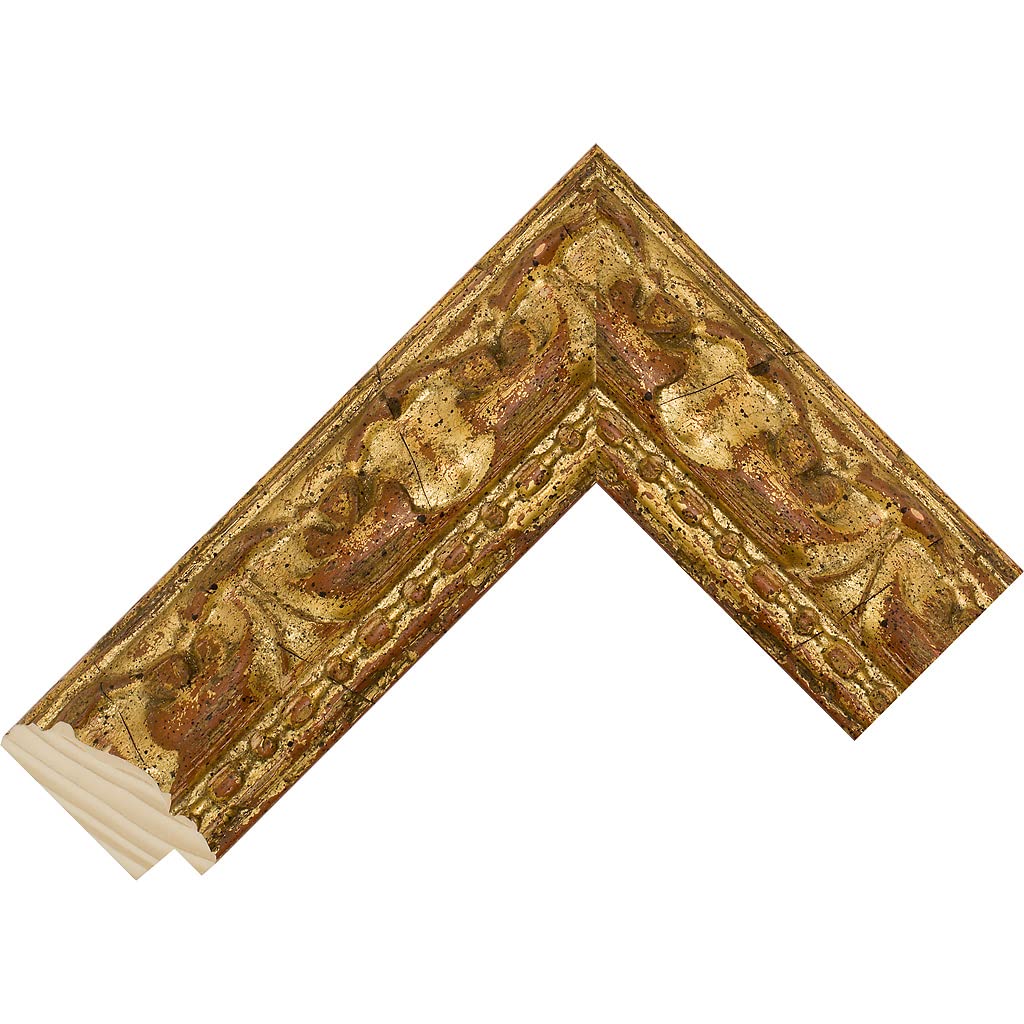Real Wood, Hand Crafted Frames (Bezel) for the Samsung Frame TV 2021 to 2024 (Gold Ornate, 32 inch)