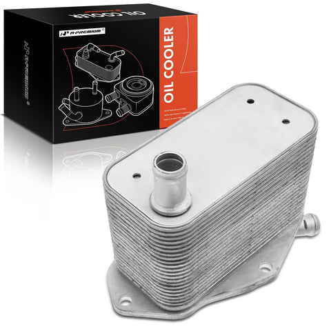 A-Premium Engine Oil Cooler Compatible with Volvo S60 2014-2016 S80 XC60 XC70 2014-2015 XC90 2014 V60 2015-2016 3.0L 3.2L