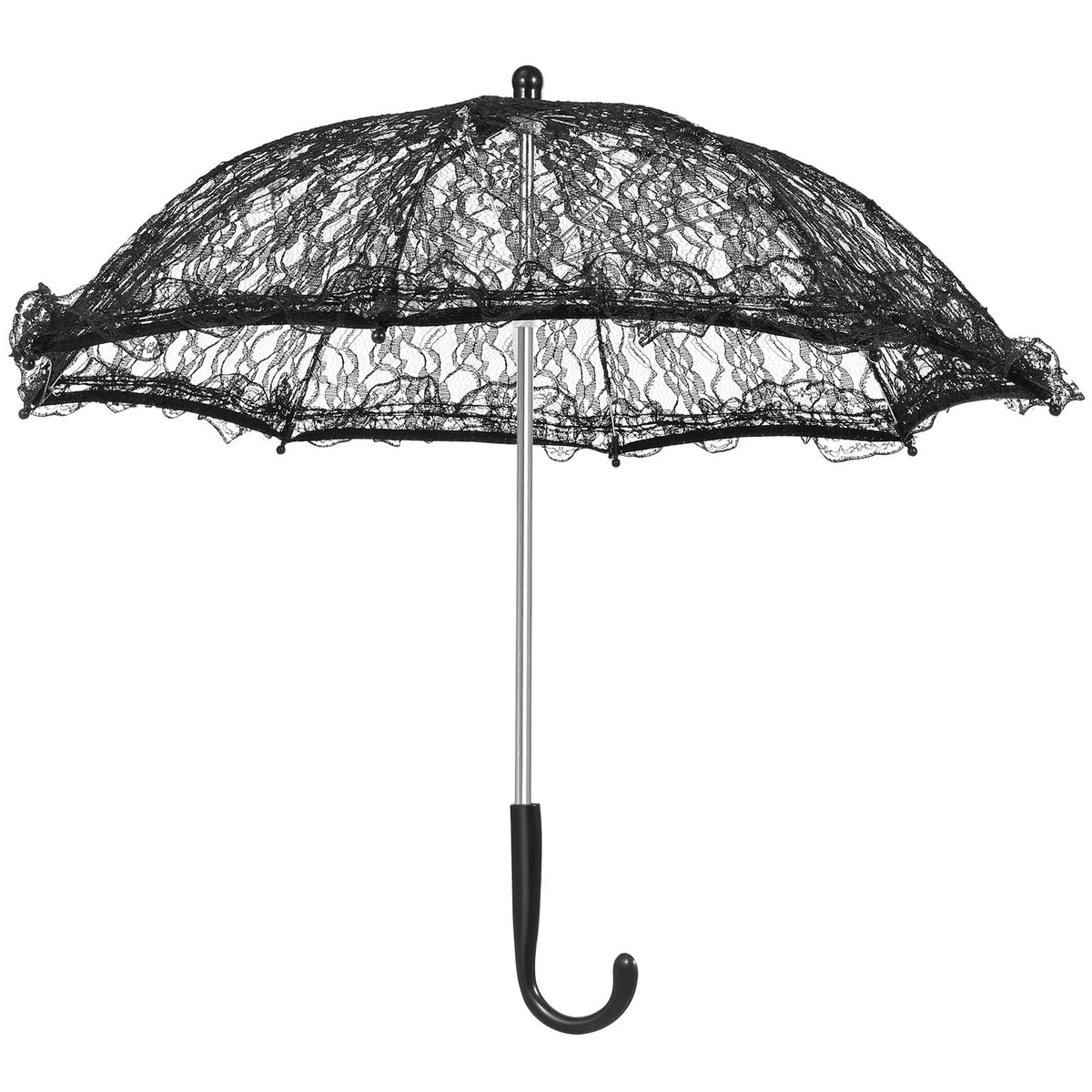 GANAZONO Umbrella 1pc Lace Parasol Vintage Embroidery Parasol Romantic Lady Black Parasol Umbrella