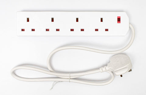 PIFCO PIF2047 Extension Lead, Label '4 Gang 1m'