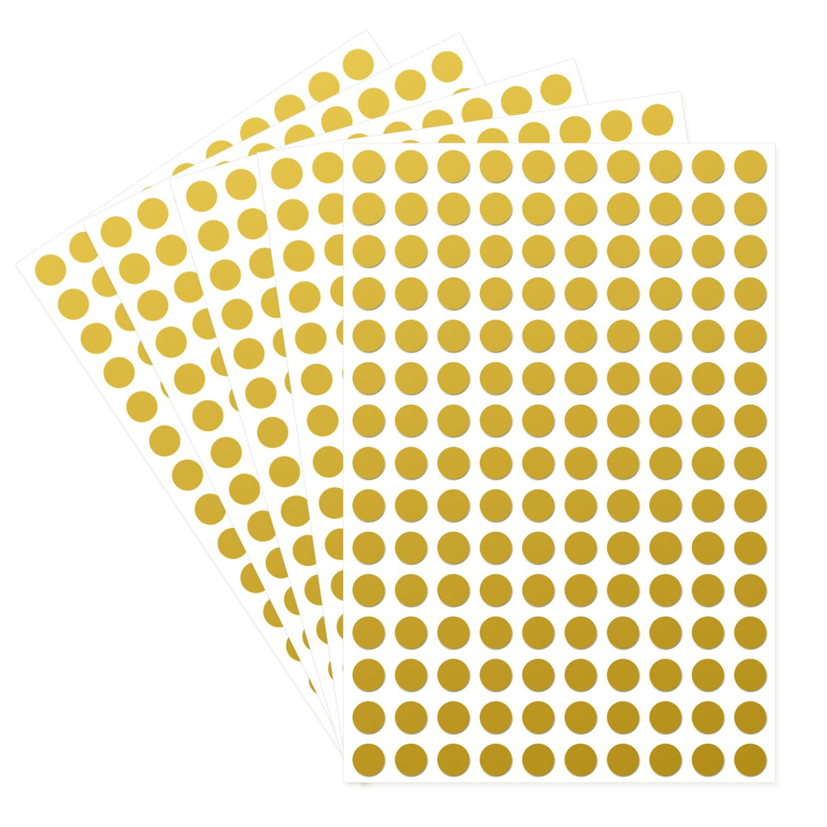 Dot Stickers,3/8 Inch Gold Circle Stickers,3000pcs Self-Adhesive Color Coding Labels,Round Labeling Stickers for Office Classroom Garage Sale