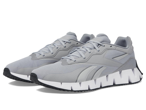 Reebok Unisex Zig Dynamica 4 Sneaker, Pure Grey, 3.5 US Men
