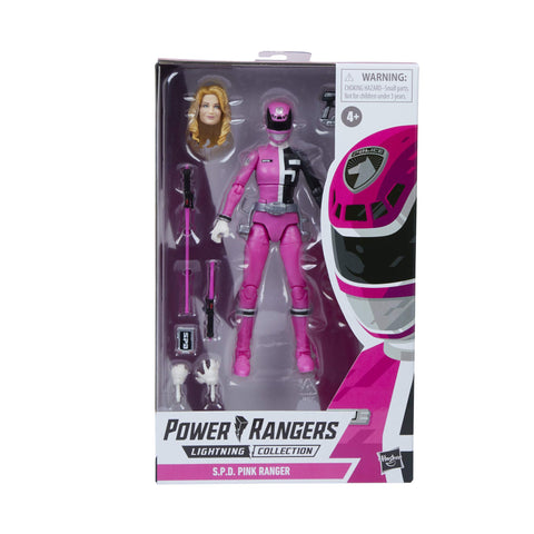 Power Rangers Lightning Collection S.P.D. Pink Ranger 6-Inch Premium Collectible Action Figure Toy with Accessories