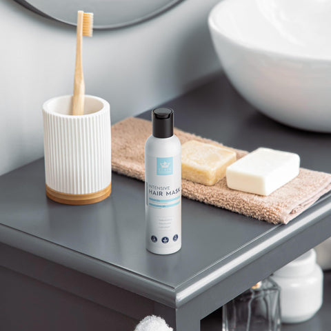 Rubin Extensions Intensive Hair Mask with Argan Oil and Aloe Vera - Deep Care for Smooth and Hydrated Hair, Vegan and Paraben-Free, 200 ml