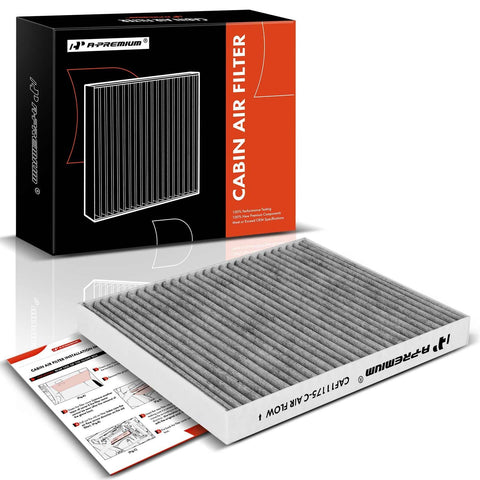 A-Premium Cabin Air Filter with Activated Carbon Compatible with Mazda 6 2009 2010 2011 2012 2013, Replace# 5005288425, GS3L61148