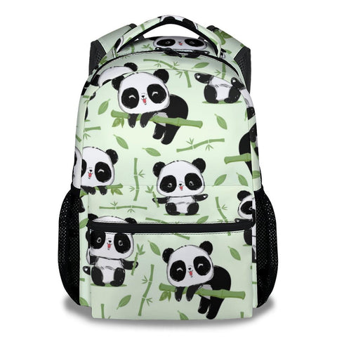 COOPASIA Panda Backpack for Girls Boys, 16 Inch Panda Theme Bookbag with Adjustable Straps, Durable, Lightweight, School Bag with Large Capacity