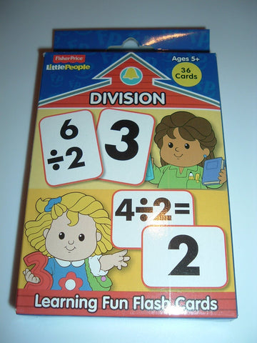 Fisher Price Addition, Subtraction, Multiplication & Division Flash Cards
