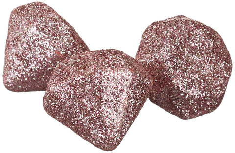 Sparkling Pink Glitter Diamond Foam Gem Table Scatters - 1" (40 Pcs.) - Dazzling Decor for Weddings, Bridal Showers, and Events