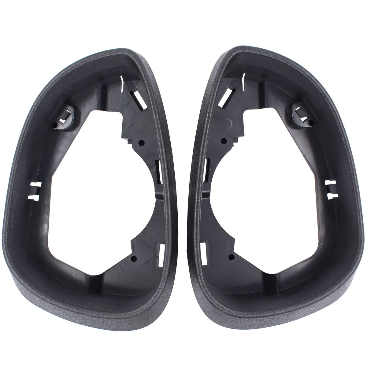 HouYeen Door Wing Mirror Frame Cover for Ford Fiesta MK7 2008-2017 Rearview Mirror Cap Left and Right Side Pair