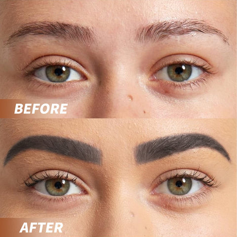 Boobeen Eyebrow Mascara Gel Waterproof, Liquid Eyebrow Cream for Eyebrow Color, 2 in 1 Eyebrow Coloring Kit for Brows and Lashes Makeup