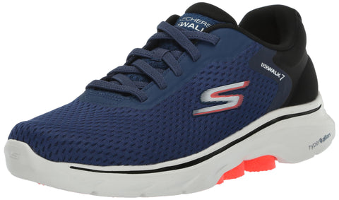 Skechers Men's Go Walk 7-The Construct Sneaker, Navy/Black, 12.5