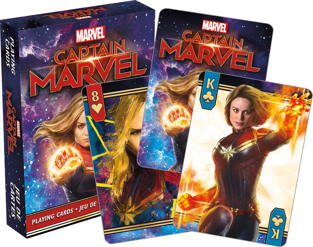 Aquarius Marvel Capt Marvel Movie Playing Cards, Multicolor, 3"