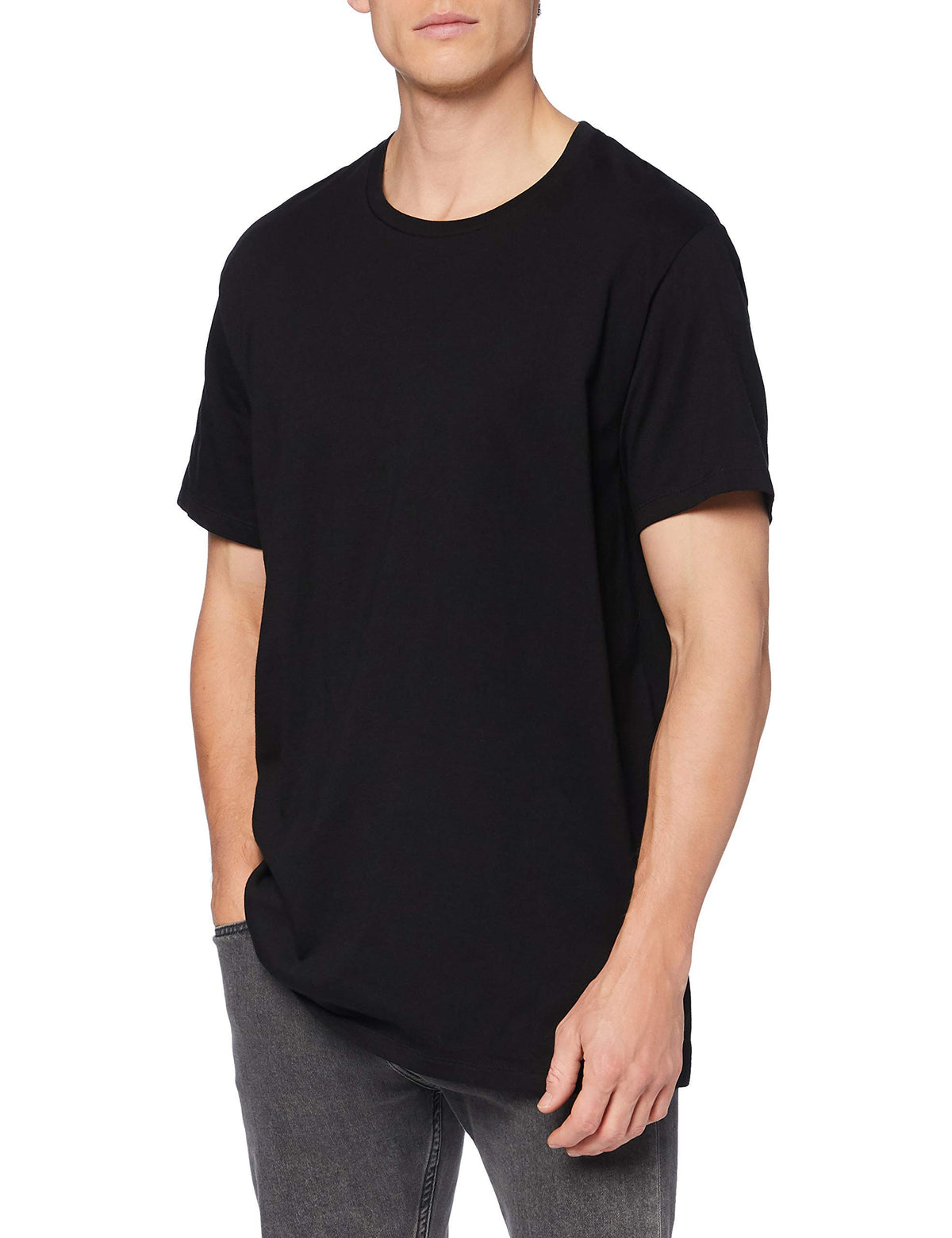 Calvin Klein Jeans Men's S/S Crew Neck 3pk 000nb4011e S/S T-Shirts, Black, XL