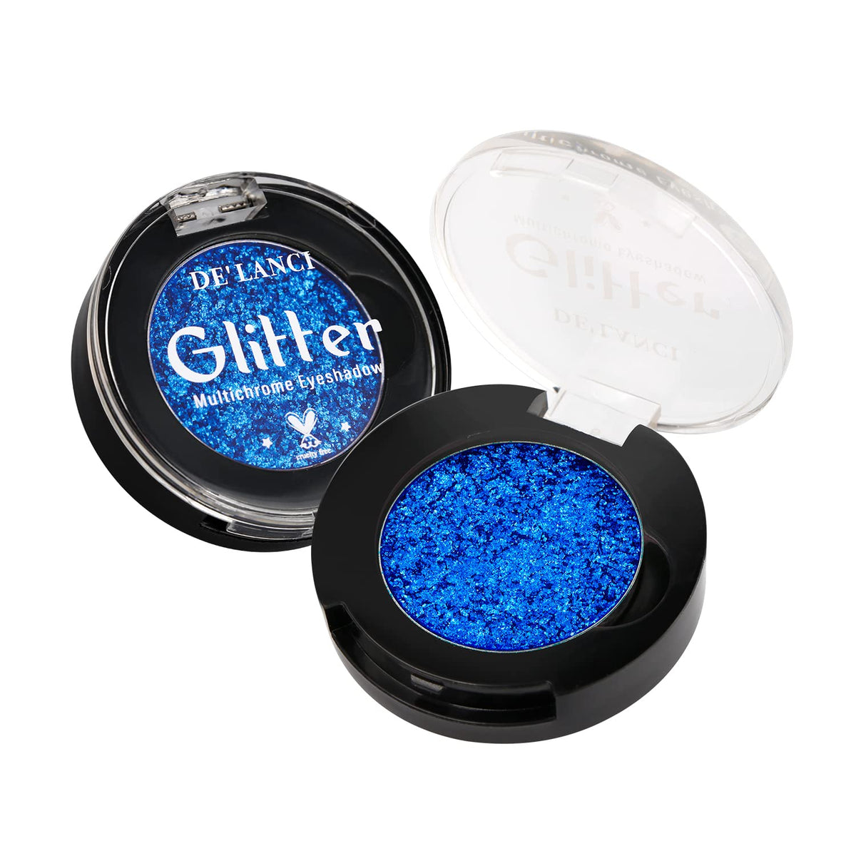 OYGCee Shimmer Blue Purple Eyeshadow Makeup Palette for Eyes, Metallic Glitter Blue Eyes Shadows,Longwear Gorgeous Color, Bright & Vibrant Eye Shadow High Pigment, No Creasing,Talc Free