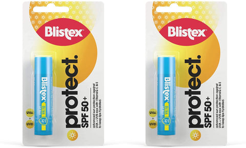 Blistex Ultra Lip Balm with SPF 50 Plus Lip Protection from UVA and UVB Rays, 4.25 g (2 Pack)