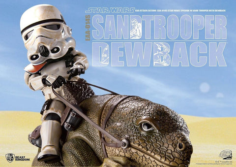Beast Kingdom Star Wars: A New Hope: Dewback and Sandtrooper EAA-014S Egg Attack Action Figure, Multicolor, 6 inches