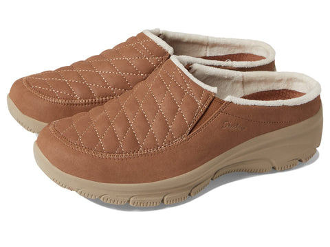 Skechers Women's Easy Going-Road Trip Mule, Brown, 6