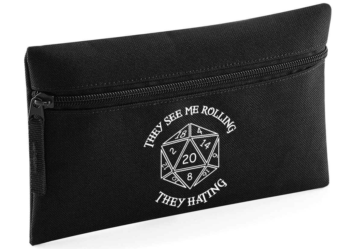 HippoWarehouse They See Me Rolling They Hating Printed Pencil Case Desk Organiser College School University 21x14cm 0.5 litres