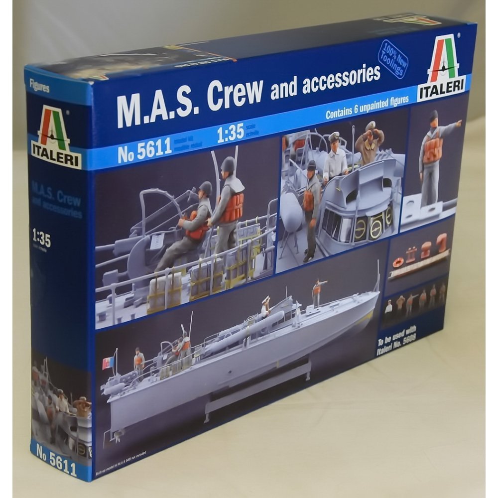 Italeri Models MAS Crew and Accessories Kit