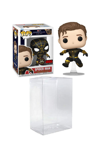 Funko Pop! Spider-Man: No Way Home - Spider-Man AAA Anime Exclusive Chase Bundled with a Byron's Attic Protector