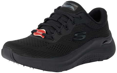 SKECHERS Women's Arch Fit 2.0-Big League Sneaker, Black, 9