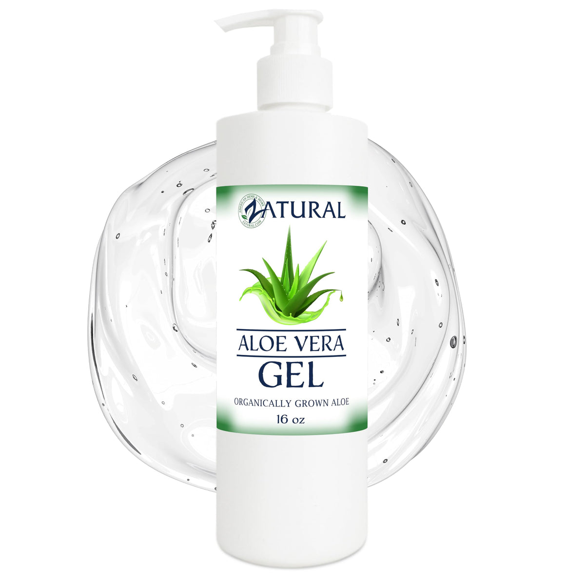 Aloe Vera Gel - Natural Scent - Moisturizing - Soothing (16 Ounce Pump)