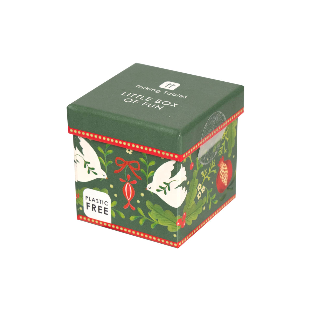 Talking Tables Christmas Trivia Quiz Game, Question Cards after Dinner Party, Kids Fun Travel Pocket Games, Card Games for Adults, Family Board Game, Gift, Secret Santa Present, Ages 8+