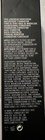 MAC Cosmetics Pro Longwear Nourishing Waterproof Foundation NC41 NC41 0.85 oz/ 25 mL