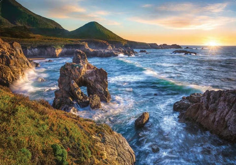 Ravensburger Big Sur Sunset 15287 1000 Piece Puzzle for Adults, Every Piece is Unique, Softclick Technology Means Pieces Fit Together Perfectly