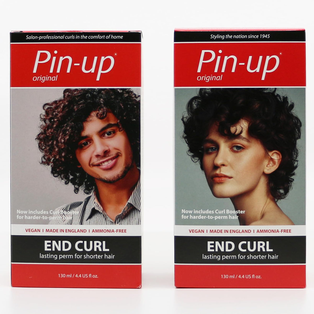 Pin Up End Curl Perm for Short Hair