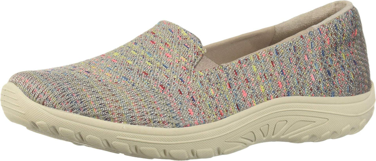 Skechers Women's, Relaxed Fit: Reggae Fest - Wicker Slip-On - Wide Width Taupe 9 W
