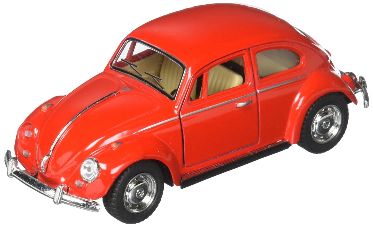 5" Classic 1967 Volkswagen Beetle 1:32 Scale (Red) by Kinsmart
